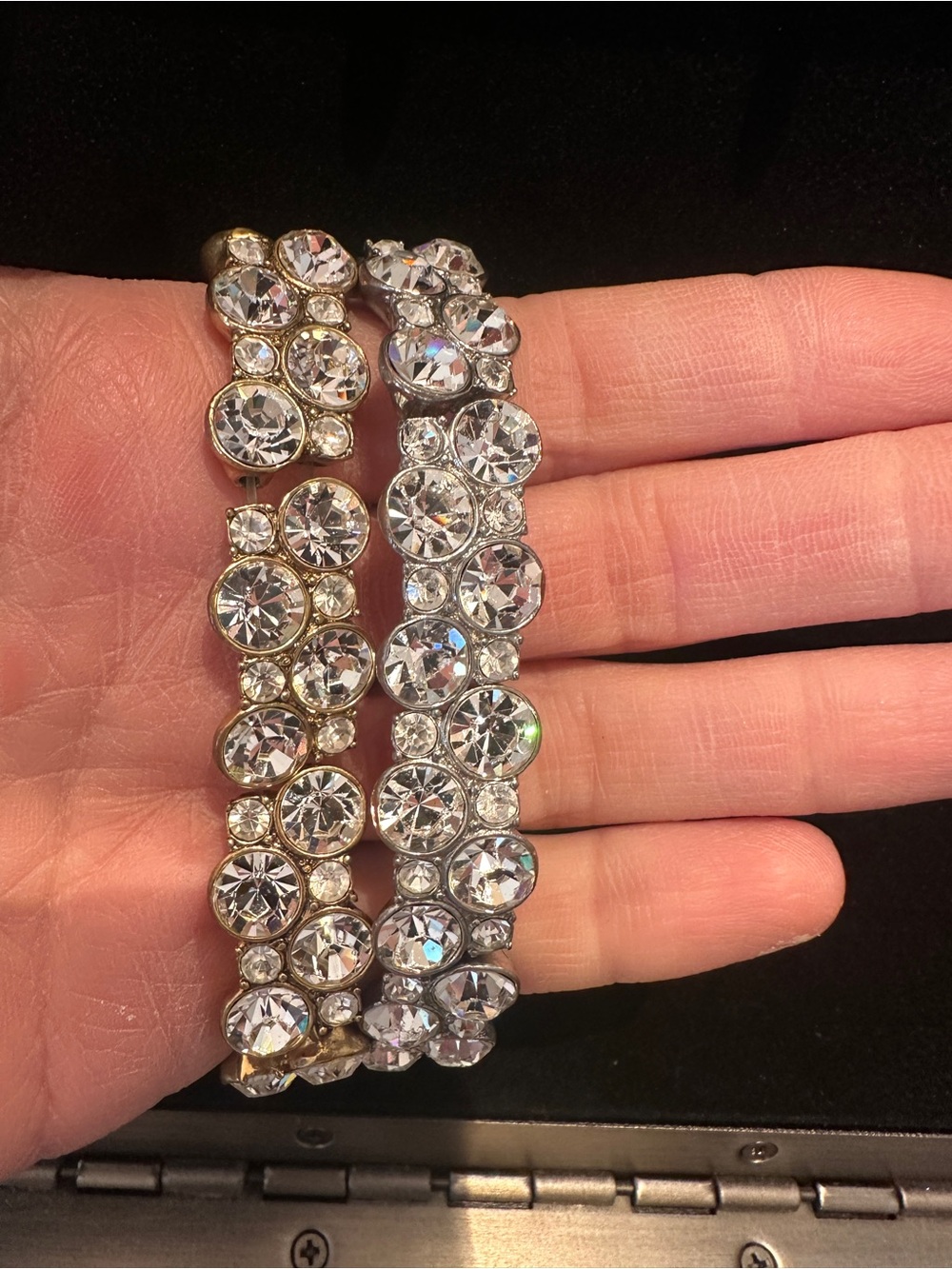 Crystal Stretch Bracelet - Clear Crystal Sparkle